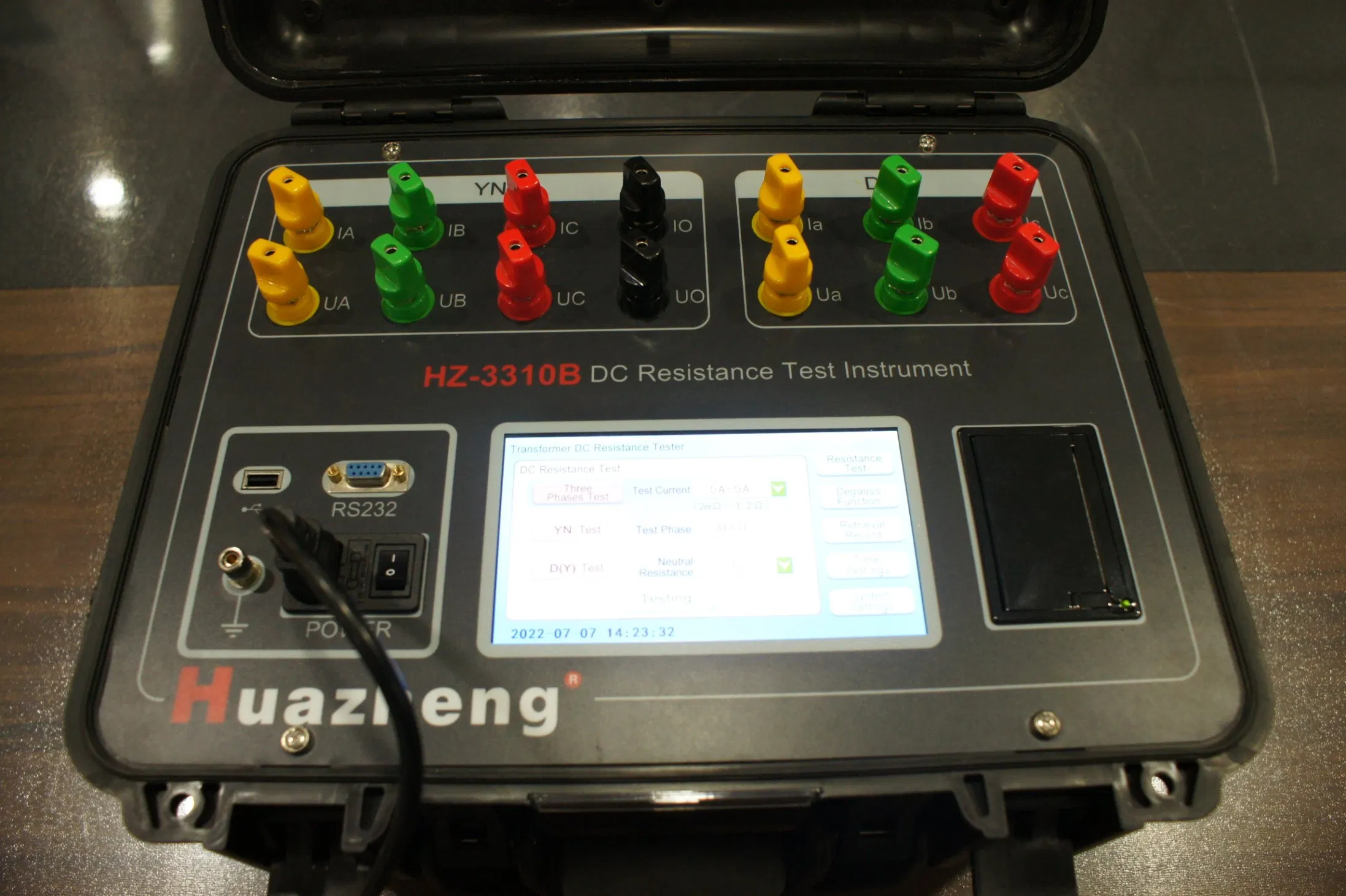Hz-3310b 10A 3 Phase Transformer DC Winding Resistance Measuring Device