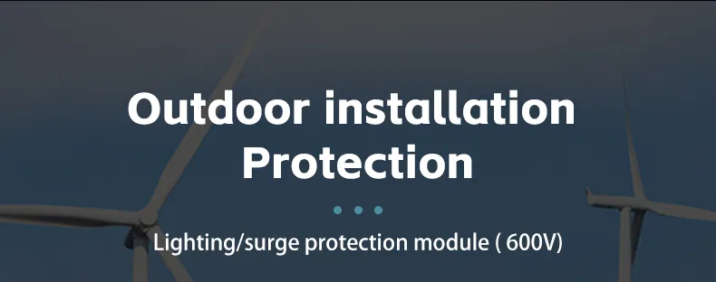 Inside view of combiner box