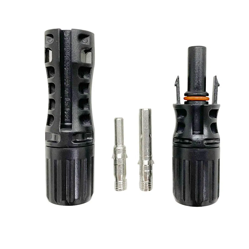 Mc4 Four 1000V IP68 PV Waterproof Solar Panel Cable Connector 30A 45A Mc Wire Solar Connector