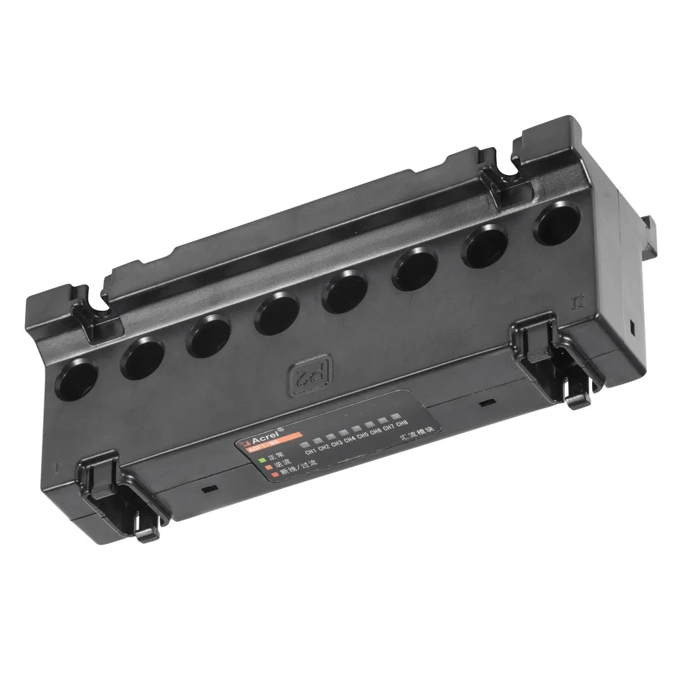 Acrel Agf-M12t Rail Installation Monitoring The Running State of Solar Panels in Solar Cell Array Solar String Monitoring Device