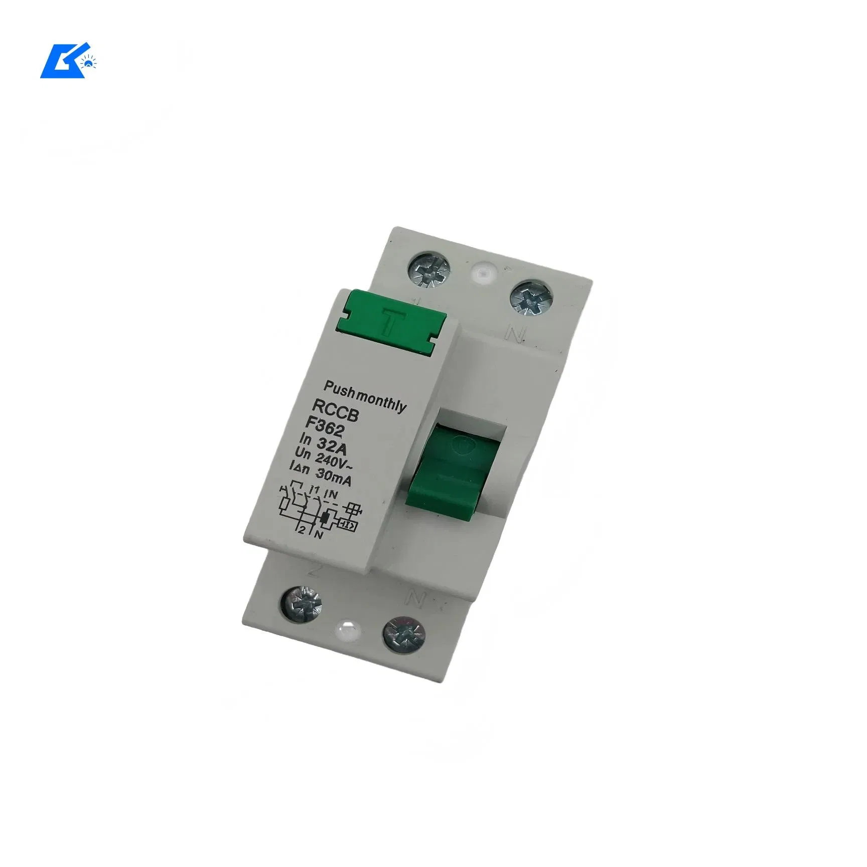 Factory RCCB Residual Current Device with High Breaking Capacity 6ka for Industrial &amp; Home