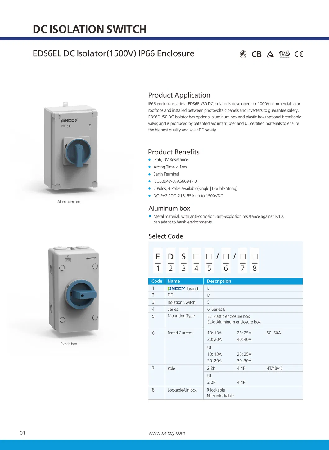 DC Isolator Detail 2