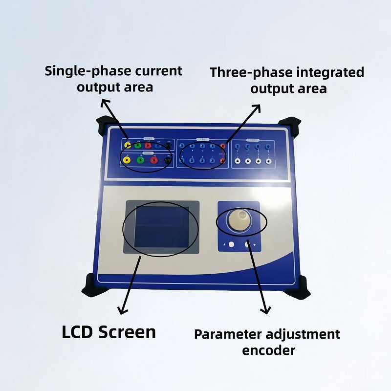 Microcomputer Three Phase Relay Protection Test Unit