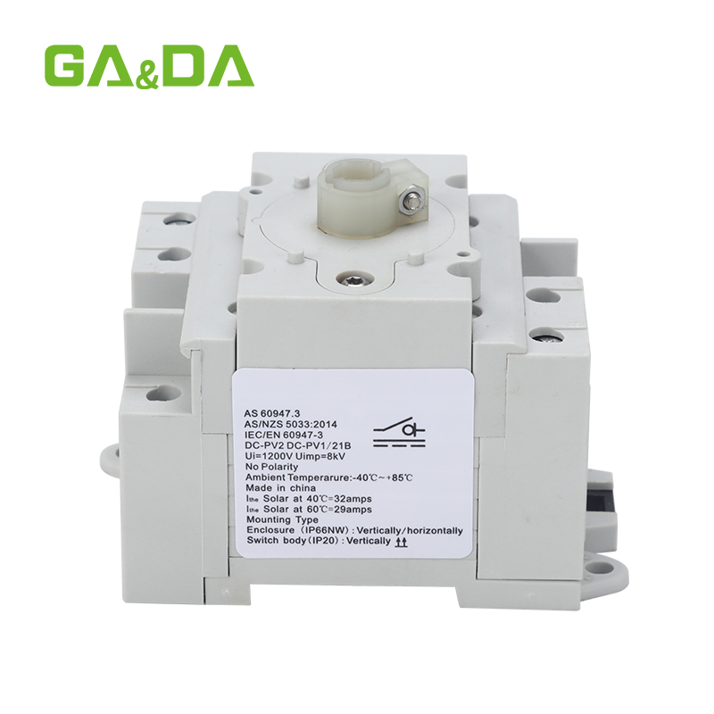 IP65 Disconnect Switch DC Isolator PV Switch for Photovoltaic System