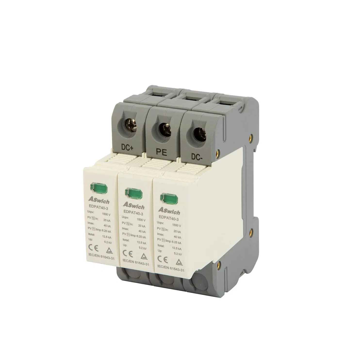 DC 500V 1000V Protector Arrester Surge Protective Device