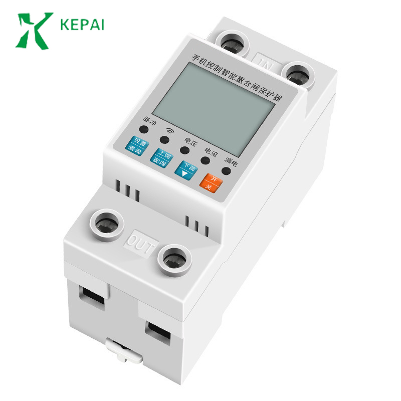 Smart Circuit Breaker WiFi Remote Control Switch 220V 63A Adjustable Current