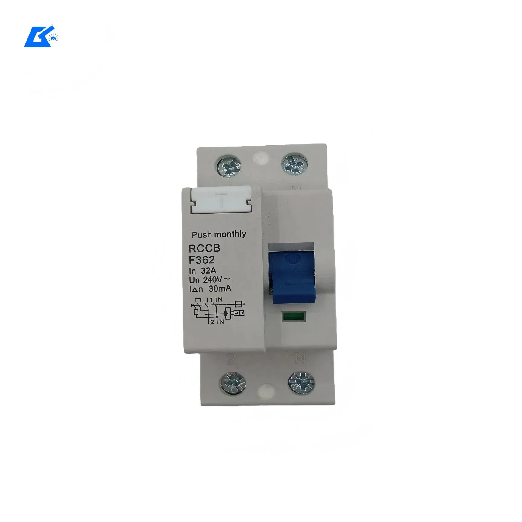 Factory RCCB Residual Current Device with High Breaking Capacity 6ka for Industrial &amp; Home