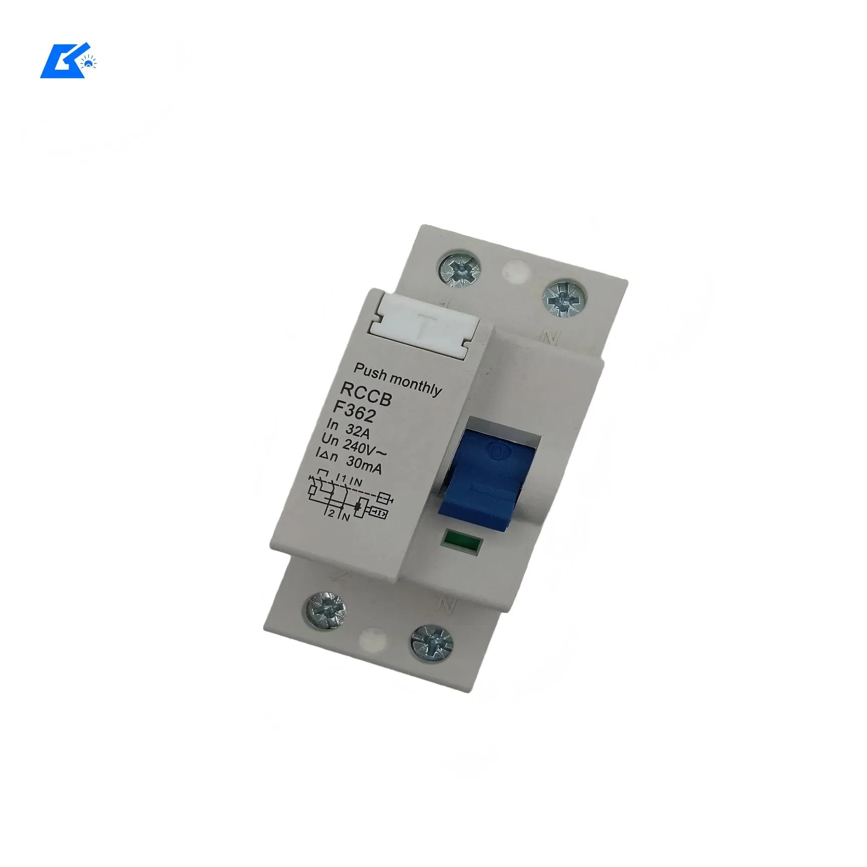 Factory RCCB Residual Current Device with High Breaking Capacity 6ka for Industrial &amp; Home