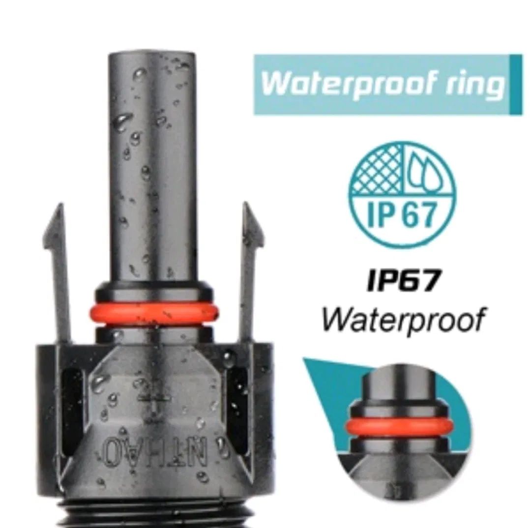 Mc4 Connector Cable Connector Waterproof Connector TUV Approved PV &amp; PV Extension Cable