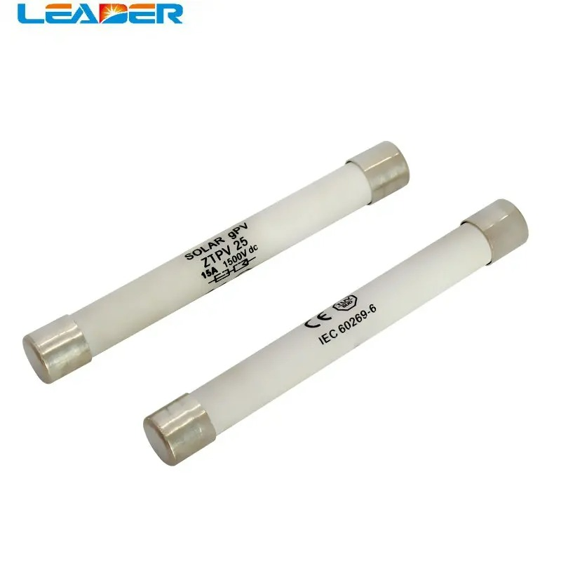 Leader 4A~16A 1500V 10*85mm PV DC Solar Fuse for Photovoltaic System