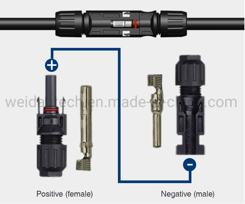 Professonal PV Cable Solar connectors, Waterproof IP67