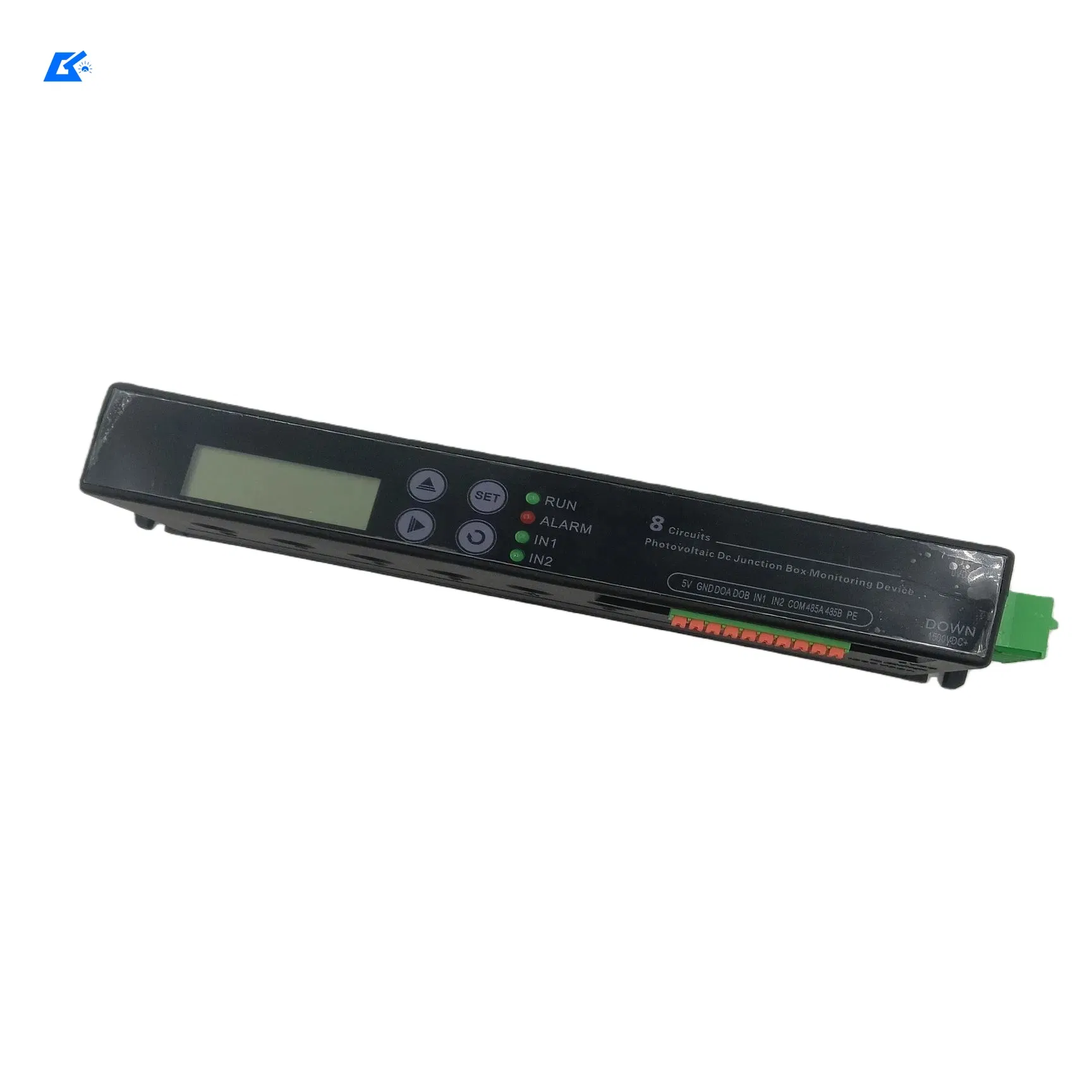 Solar Photovoltaic Combiner Box Monitoring Device for DC Current and Voltage Detection.