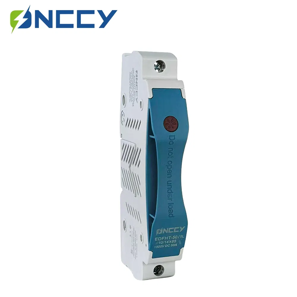 1500VDC 50A DIN Rail Solar PV Fuse with LED Fuse Holder Protection for Solar System