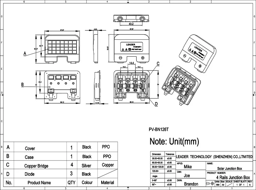 Solar Junction Box View 2