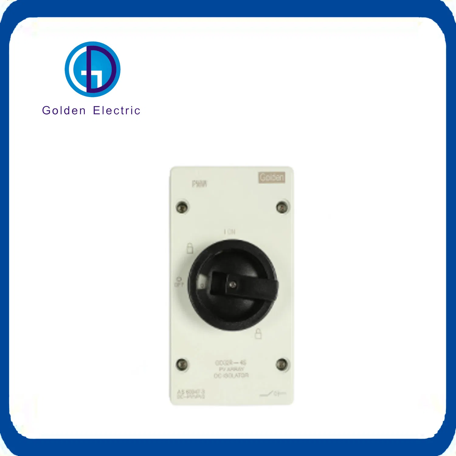 Outdoor Safety PV Switch Waterproof Solar Power DC Isolator Switch Mc4 Connector Compatible