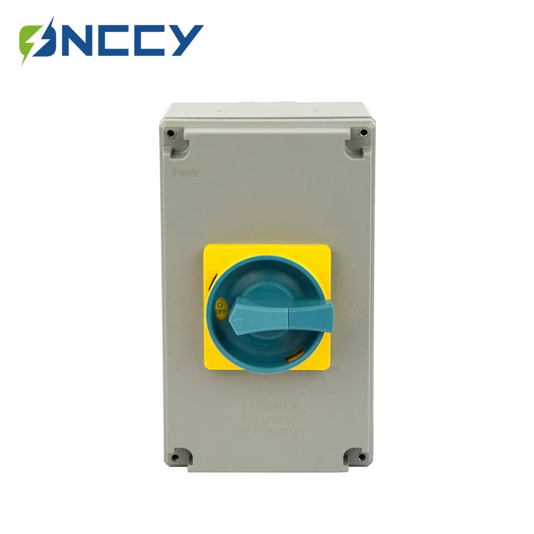 1000V 1500V PV Solar Disconnect IP66 Solar System Combiner Box 32A PV DC Isolator Switch