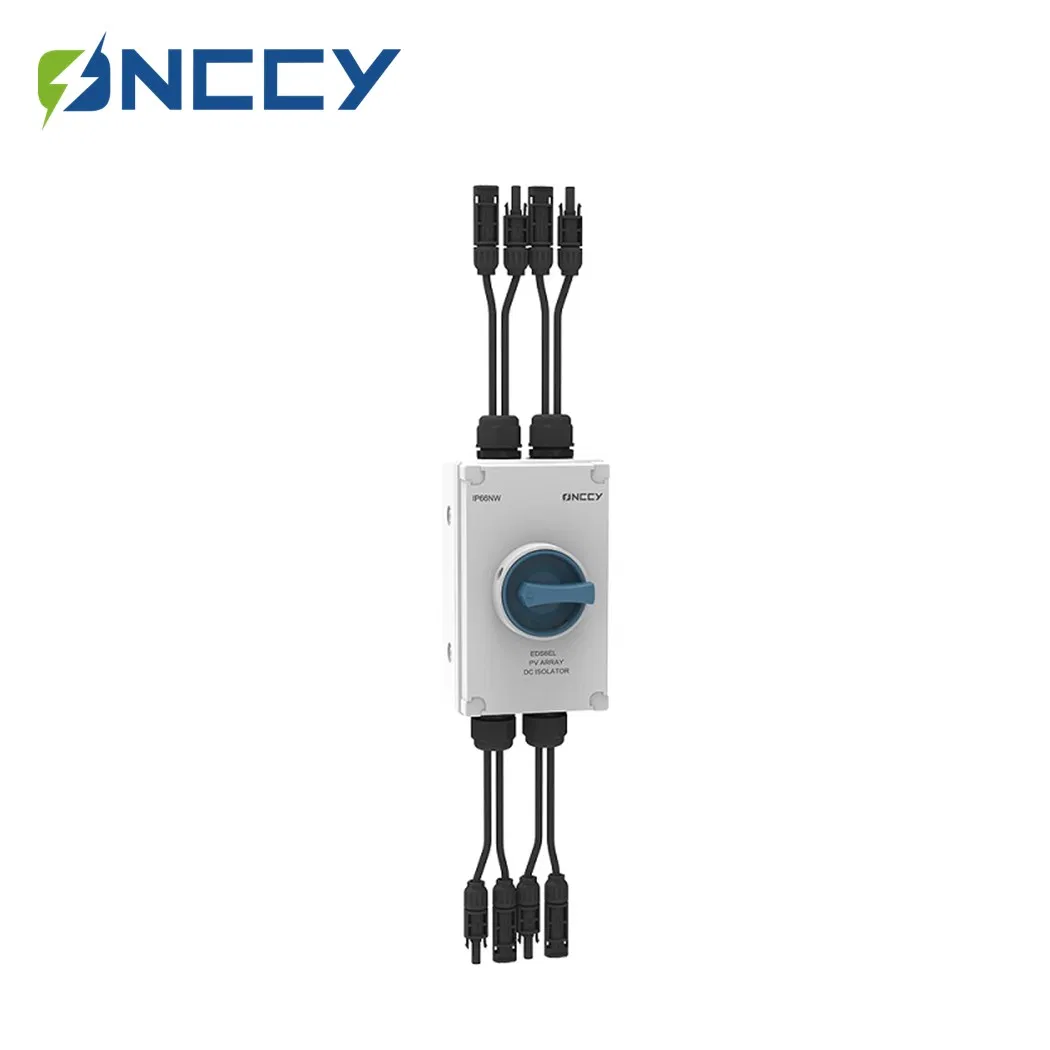 1000V 1500V PV Solar Disconnect IP66 Solar System Combiner Box 32A PV DC Isolator Switch