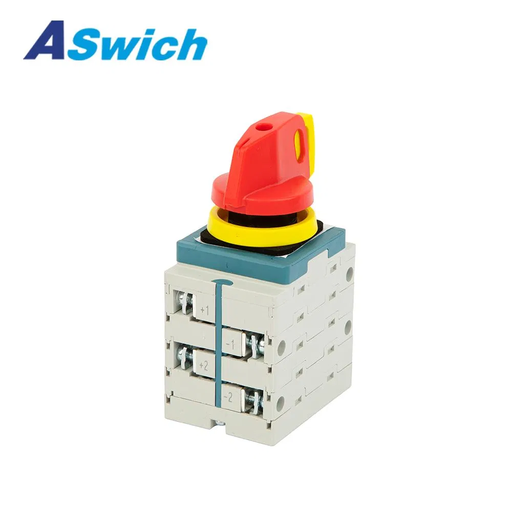 2p 32A 1000V DC Circuit Breaker, 6ka IP65 Waterproof DC Isolator Switch Solar Disconnect Switch for Solar Panel PV System Solar Panels Switch Panel Solar Panel