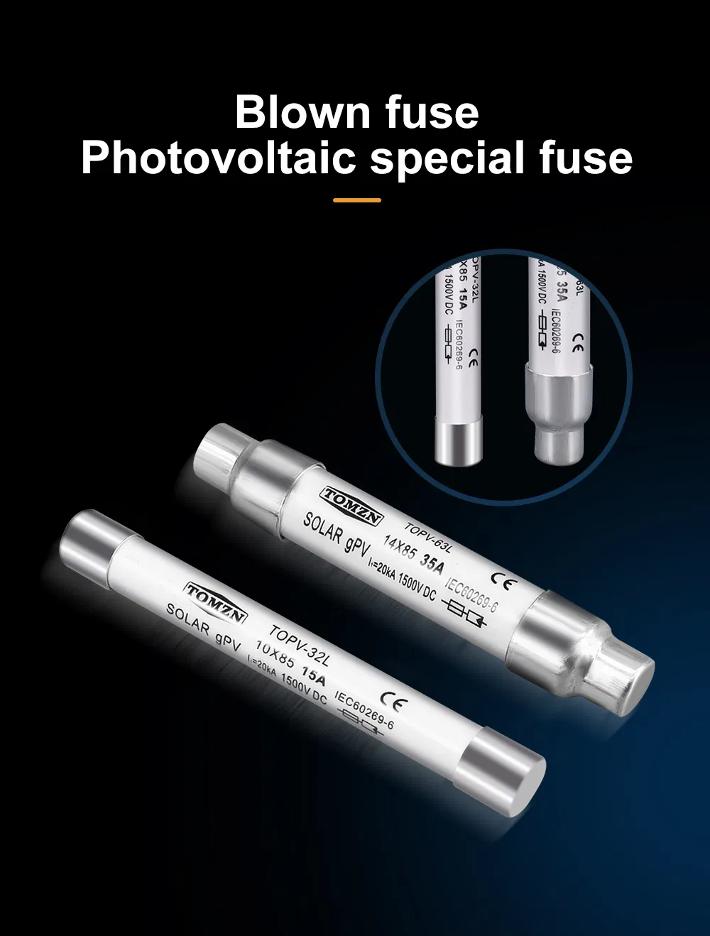 High Voltage Solar Fuse