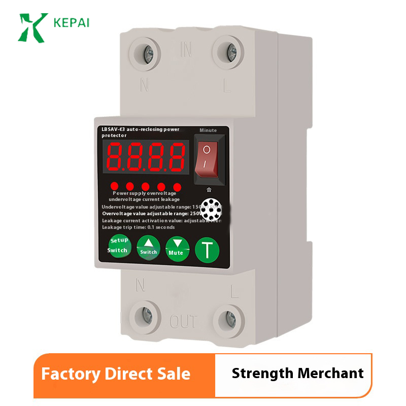 63A Digital Display Circuit Breaker for Home Electrical Safety