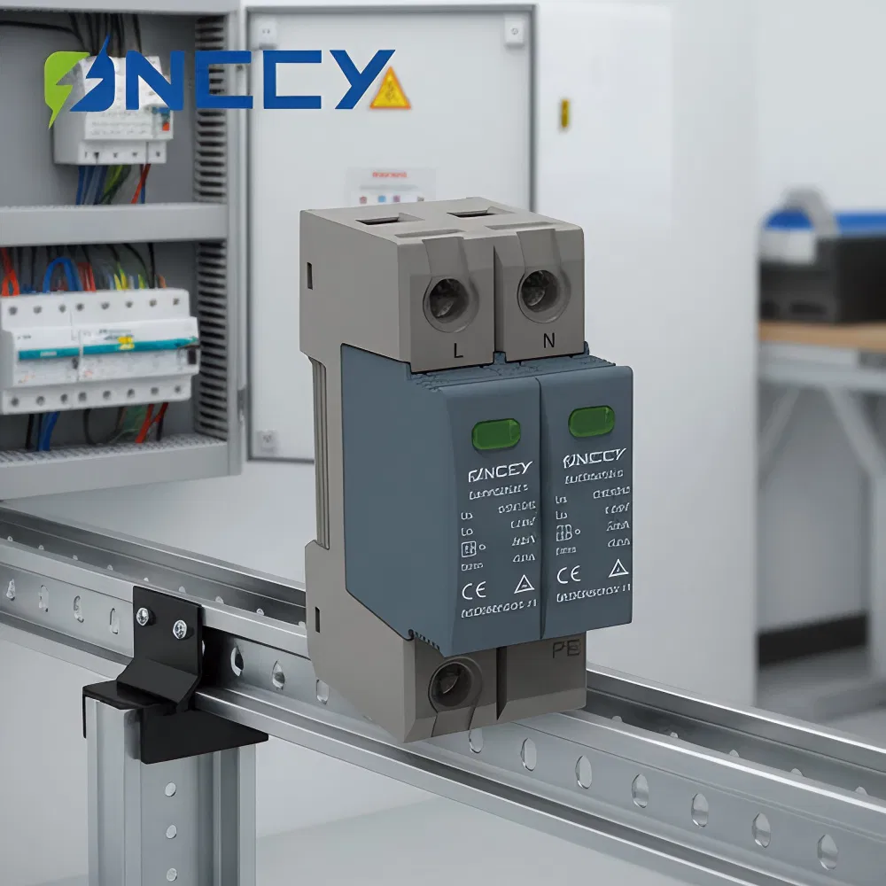 AC DC PV Solar Protector Arrester Surge Protective Device