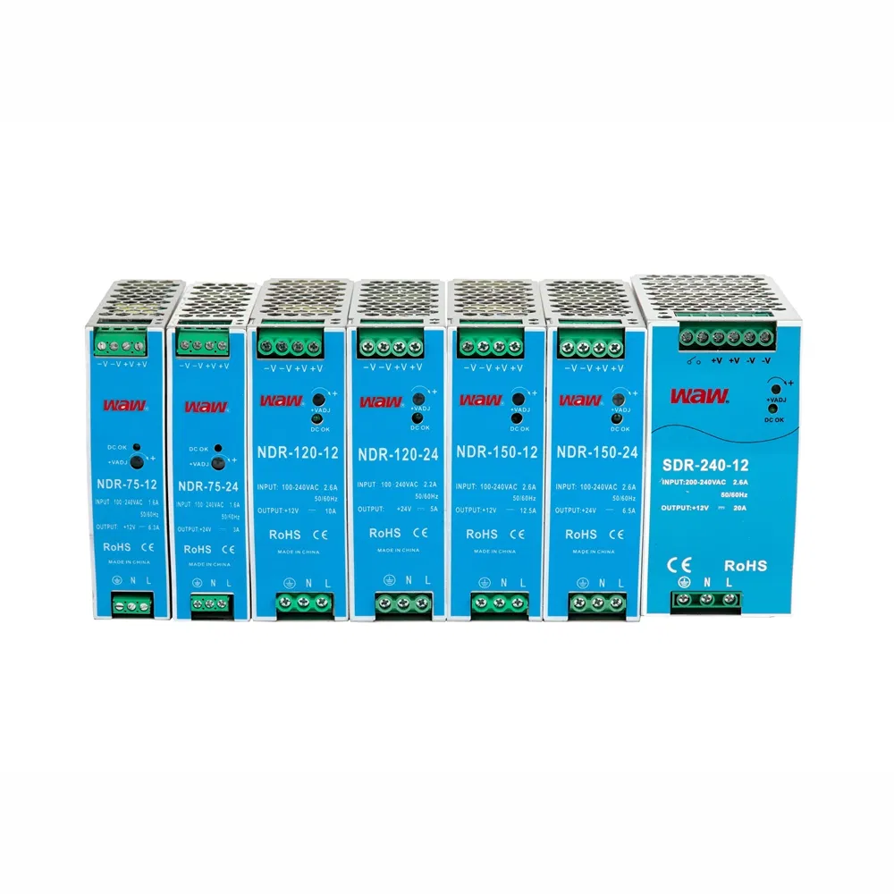Hot-Swappable Ndr DIN Rail Single-Output Switching Power Supply for Server Backup Arrays