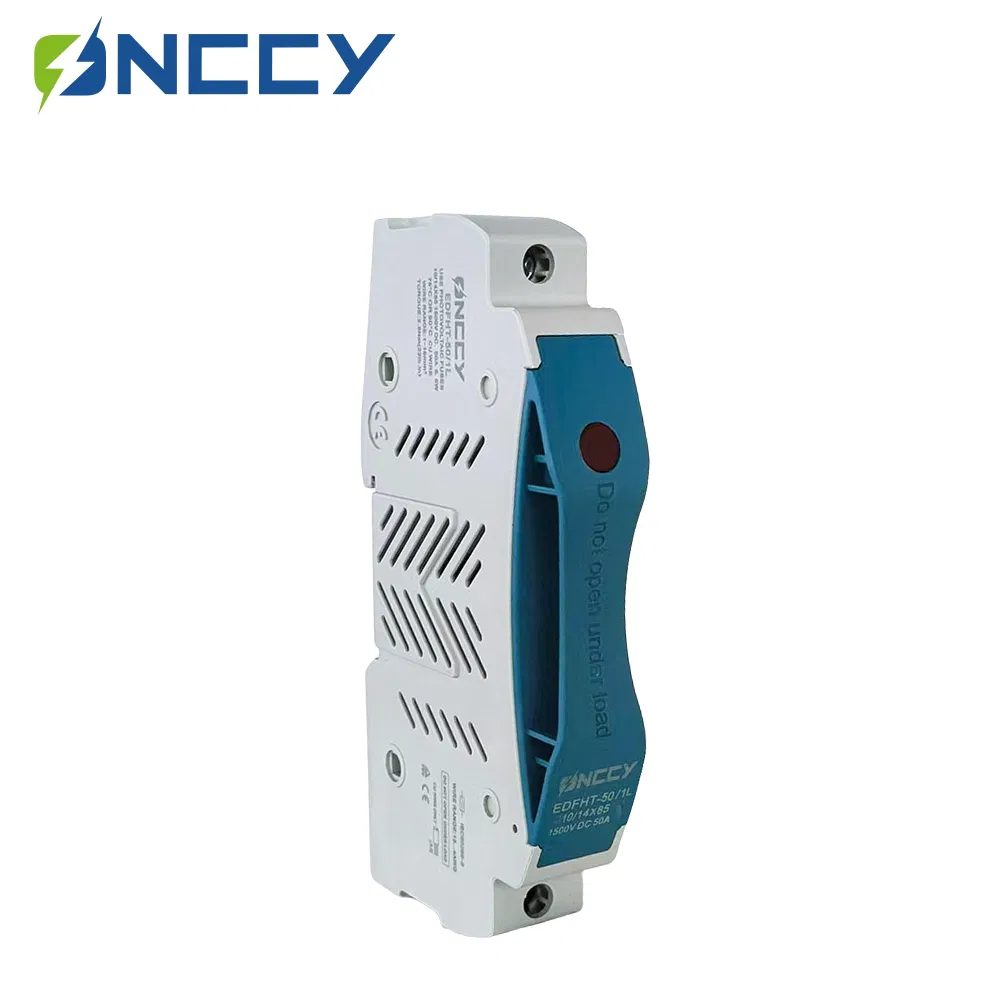 1500VDC 50A DIN Rail Solar PV Fuse with LED Fuse Holder Protection for Solar System