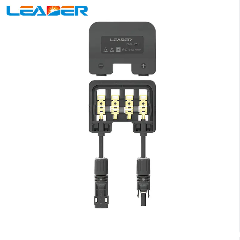 4 Rails Solar Panel Junction Box Connection for PV Panels