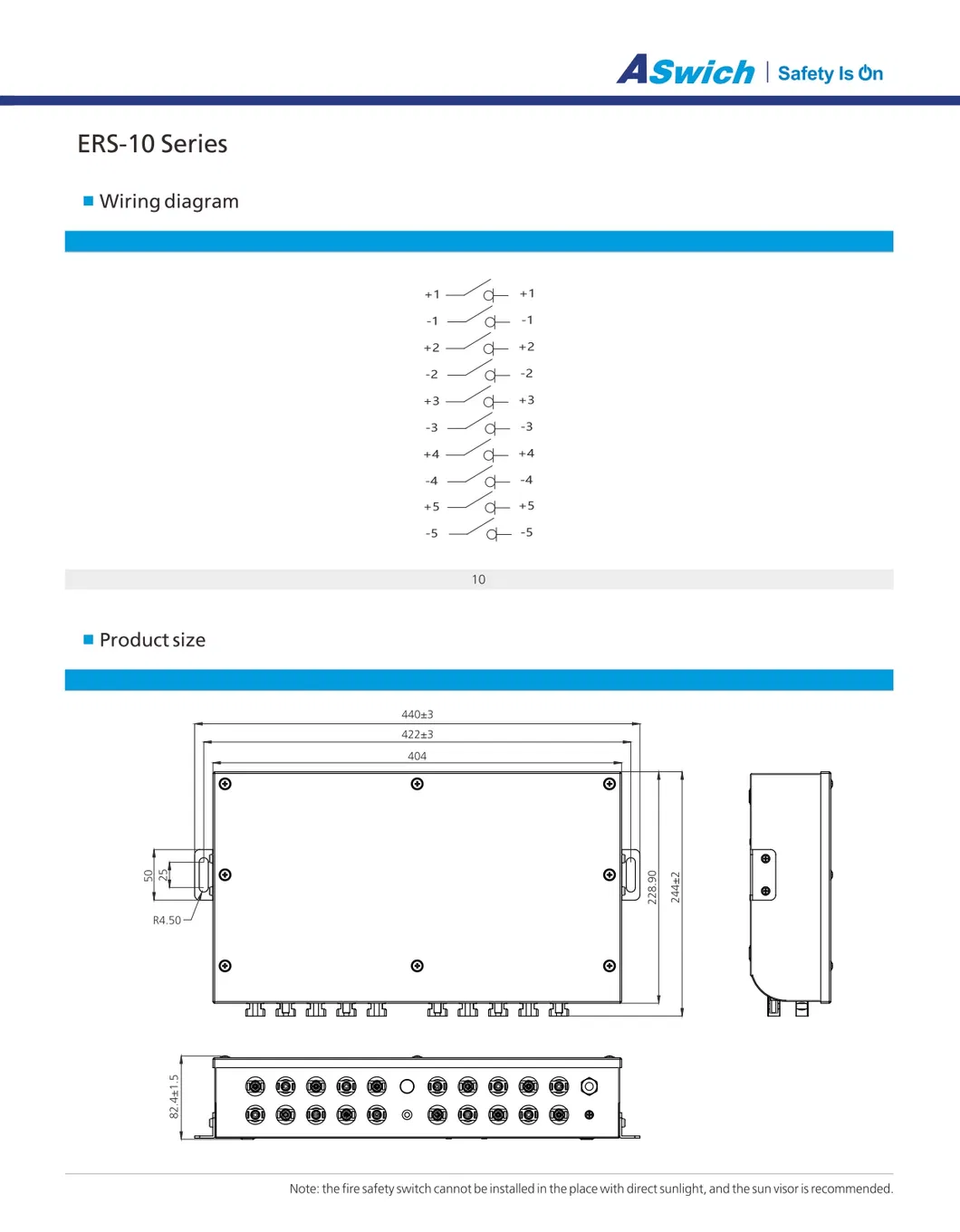 Datasheet Page 3
