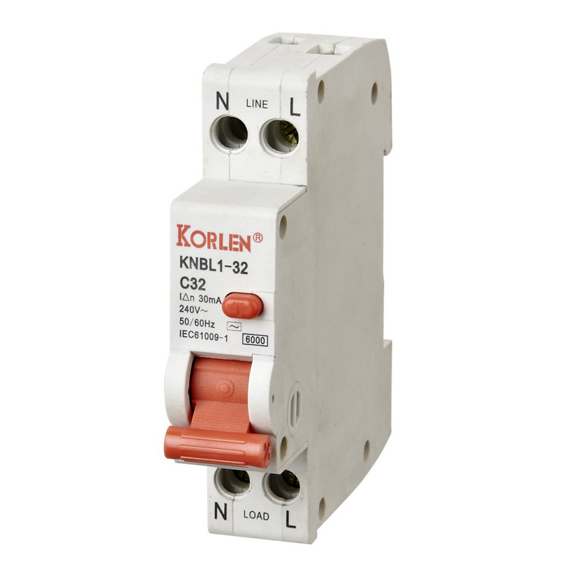 1p+N 30mA Residual Current Device 16A 6ka Dpn