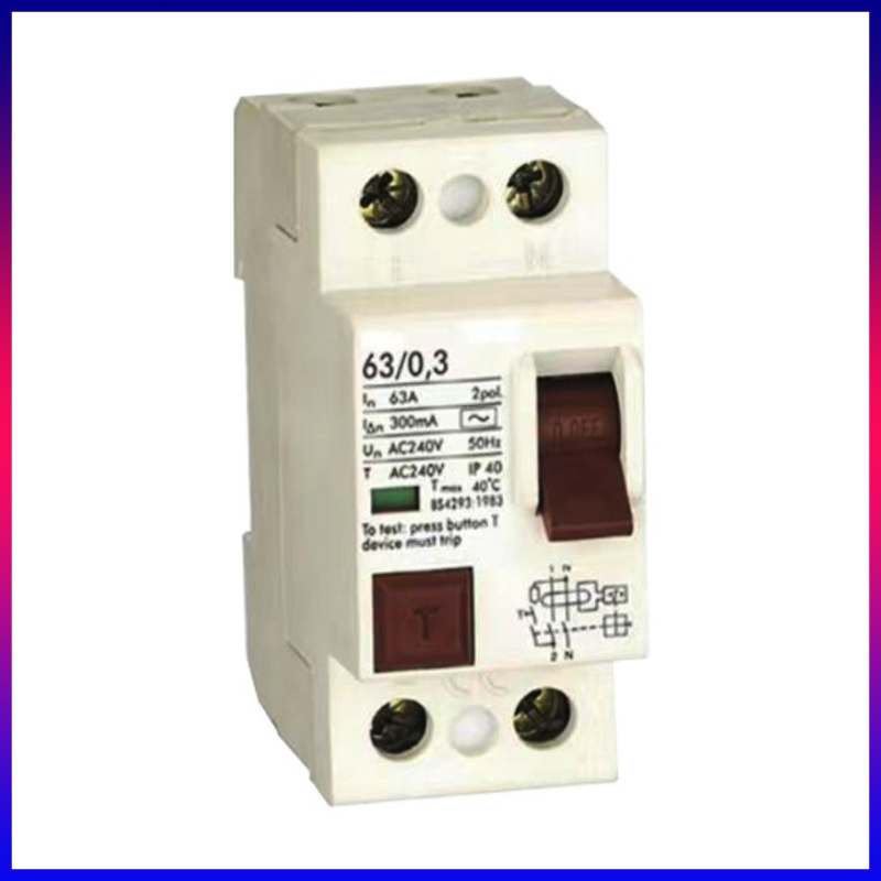 2p 4p Nfin RCD 25A-63A 230/400V Residual Current Devices Y30