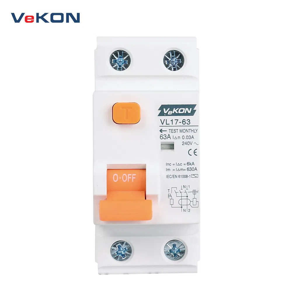 2p 4p Residual Current Device 25A for South America