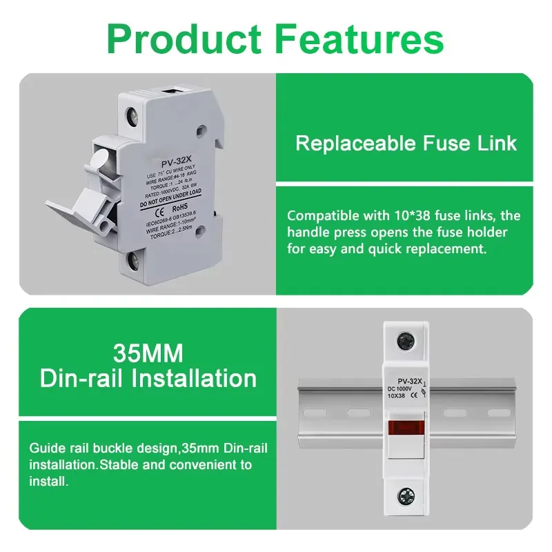 Solar PV Fuse Holder 1