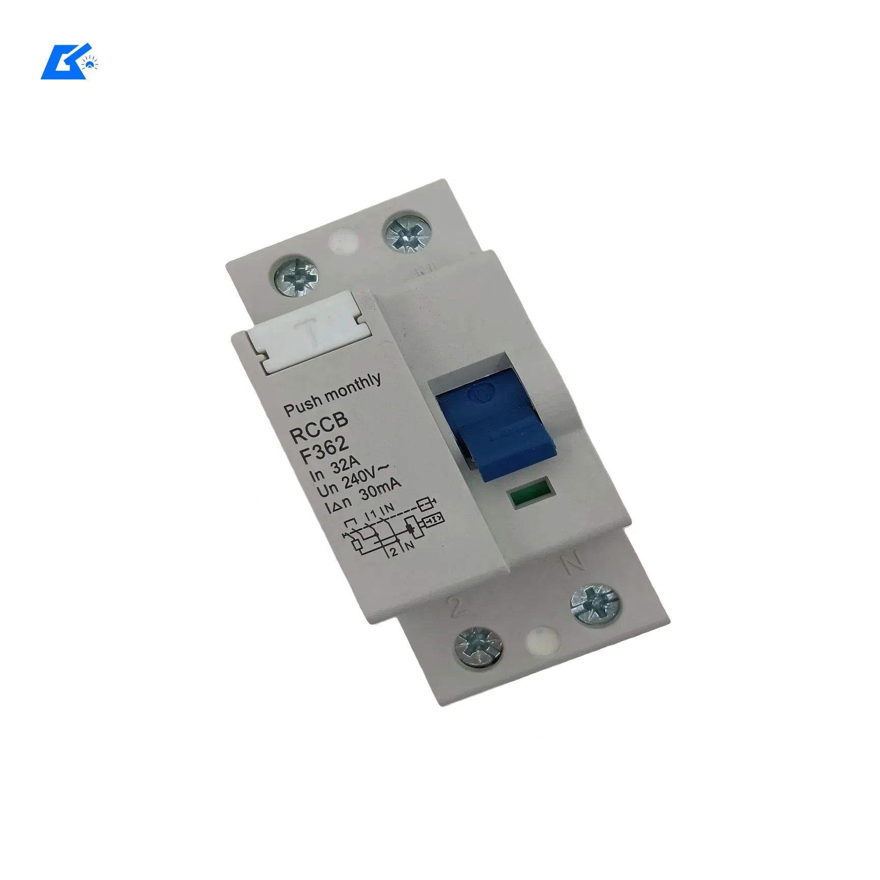 Factory RCCB Residual Current Device with High Breaking Capacity 6ka for Industrial &amp; Home