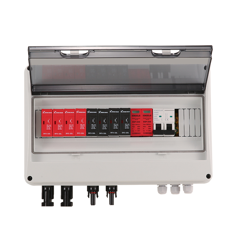 Shijee 4-in-1-out 4-String Solar PV DC Array Plastic Battery Combiner Box, Suitable for Solar Panels