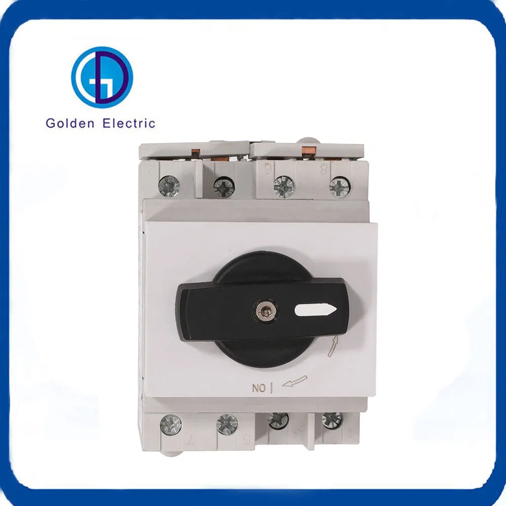 Solar PV Disconnector Switch DC1200V 4p 32A DIN Rail Mounted DC Isolator Switch Disconnector Used for Photovoltaic System
