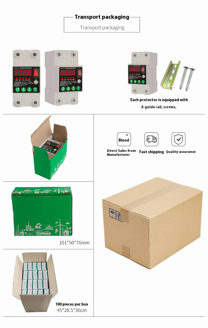 63A Digital Display Circuit Breaker Features