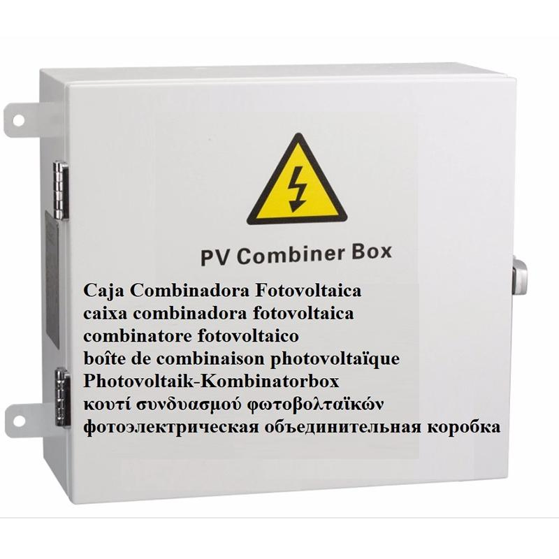 off-Grid PV Combiner Box for Solar Arrays with Integrated Lightning Arrester