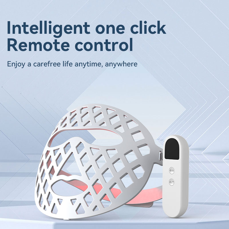 Hot Sell Customize Rechargeable 7 Colors Red Light Therapy Mask 3 in 1 Home Use Face LED Mask for Facial Beauty