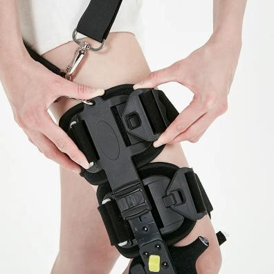 Orthopedics Products Telescope Post Op ROM Knee Brace Hinged Knee Brace Adjustable