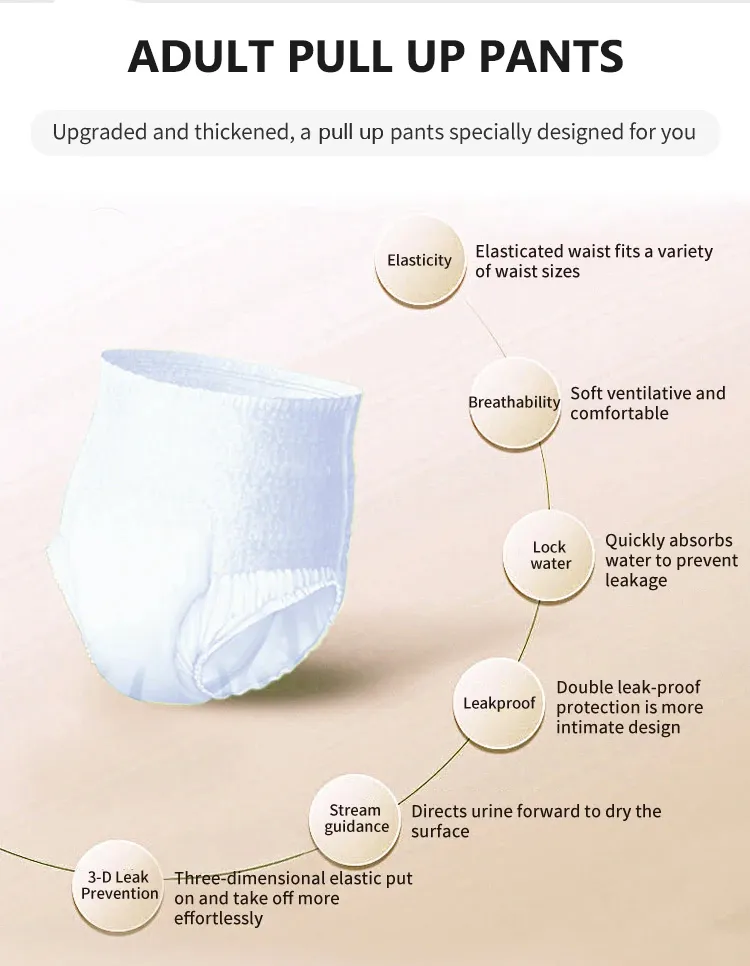 Pants diaper product display