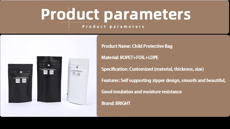 Child-Safe Vitamin and Medicine Storage Pouches