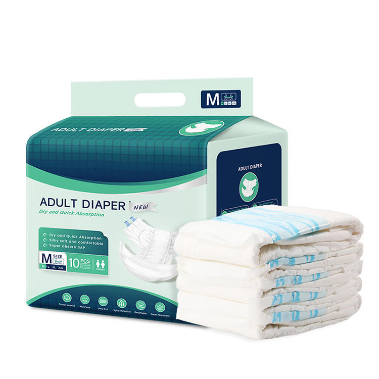 Wholesale Printed Ultra Thick Pull Pants Cloth Disposable Adult Diaper for Elderly