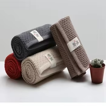 Custom Quick Drying Towel Terry Loop Wash Towel Cleaning Washable Tea Napkin Kitchen Towels