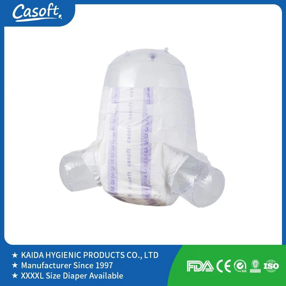 Free Samples Casoft Unisex Disposable Adult Diaper with Tabs Moderate Absorbency Incontinence Adult Diaper for Russia/USA/Australia/Brazil