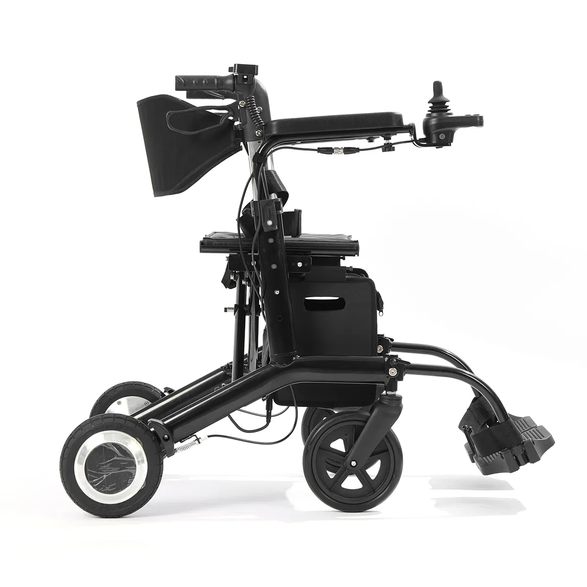 Baichen New Adults 4 Wheel Foldable Lightweight Aluminum Alloy Seniors Walking Aid Rollator with Seat