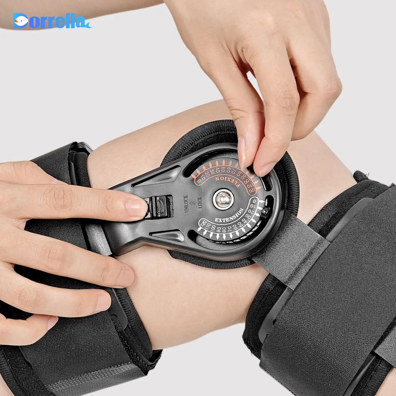 Medical Orthopedic Hinged Knee Immobilizer Brace Stabilizer for Kids