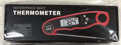 Amazon Best Seller CE FCC RoHS Auto off Waterproof Instant Read Kitchen Grill Milk Foldable Food Meat Digital Thermometer for BBQ Cooking Candy Gifts