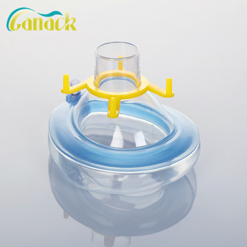 Disposible Medical Face Mask Anesthsia Mask PVC Mask