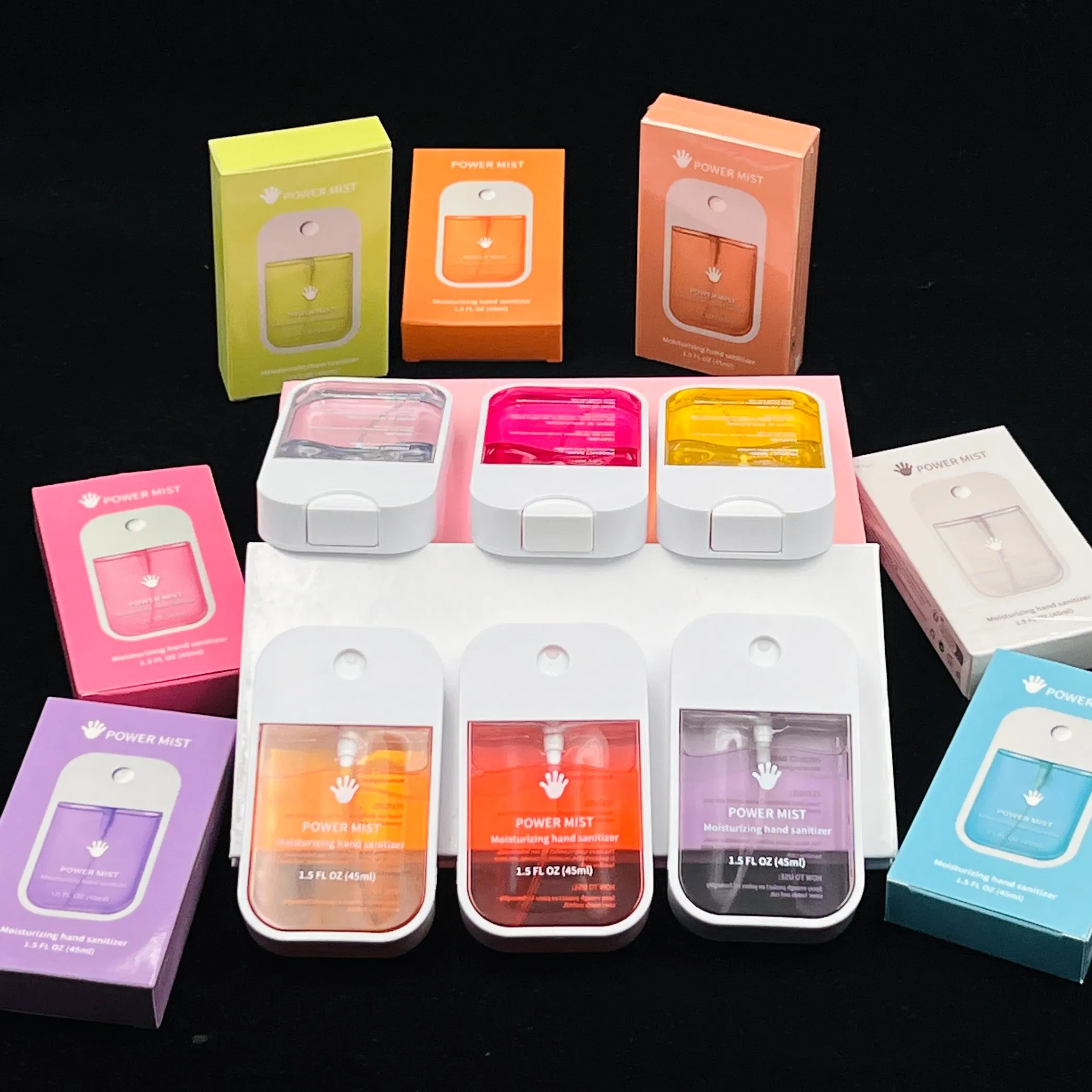 Hydrating Waterless Touch Hand Spray Liquid Alcohol-Based Kills 99.99% Bacterials Hand Sanitizer